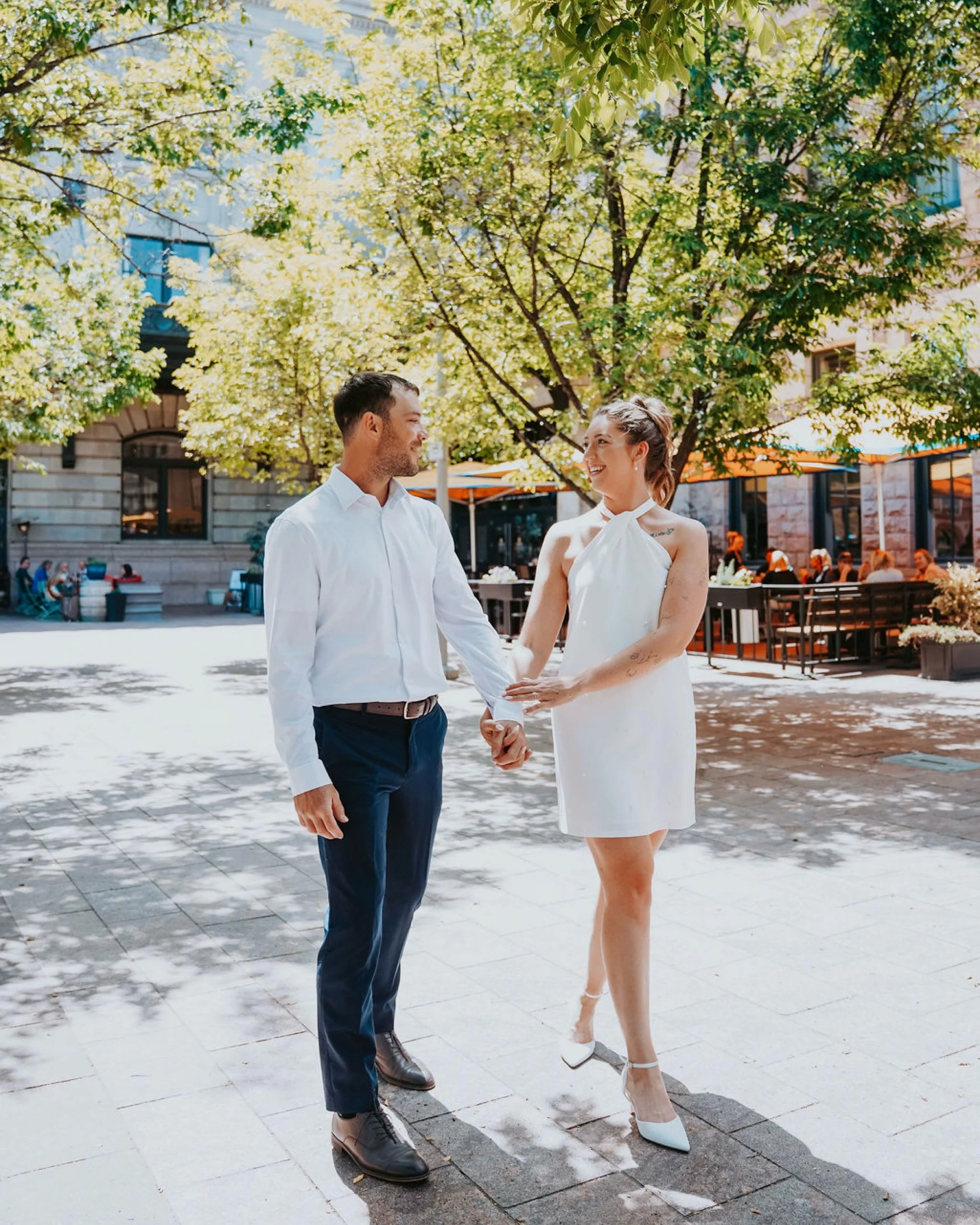 Another beautiful downtown Denver engagement session for @_kerrifeldman &amp; @jakethejabroni last week 🤍 Have a beautiful Mexico wedding! Thank you for having me along for this part of the journey 🫶🏻
.
.
.
#engagement #denverengagement #denvereng