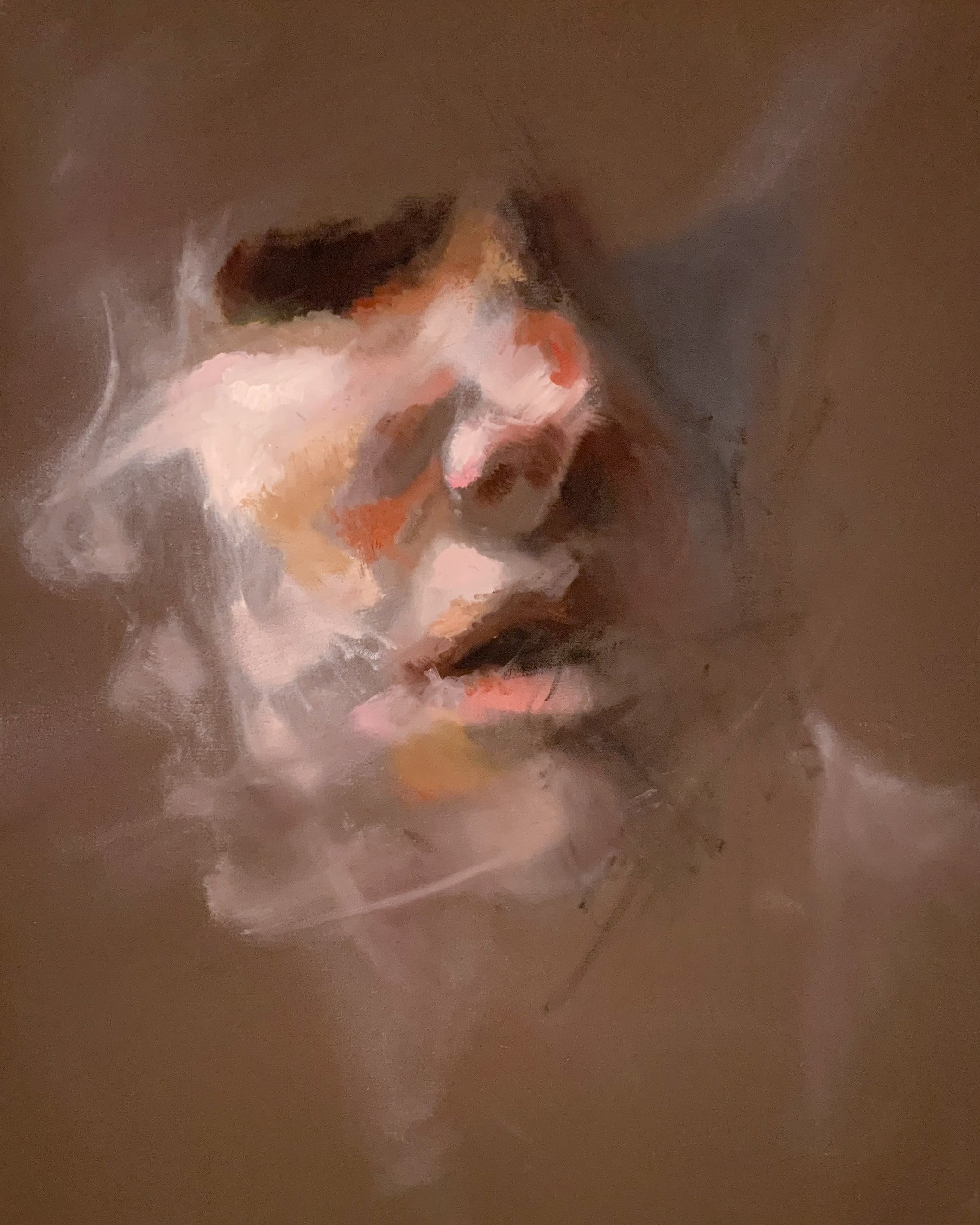 Ghost Portrait, oil on canvas, SOLD