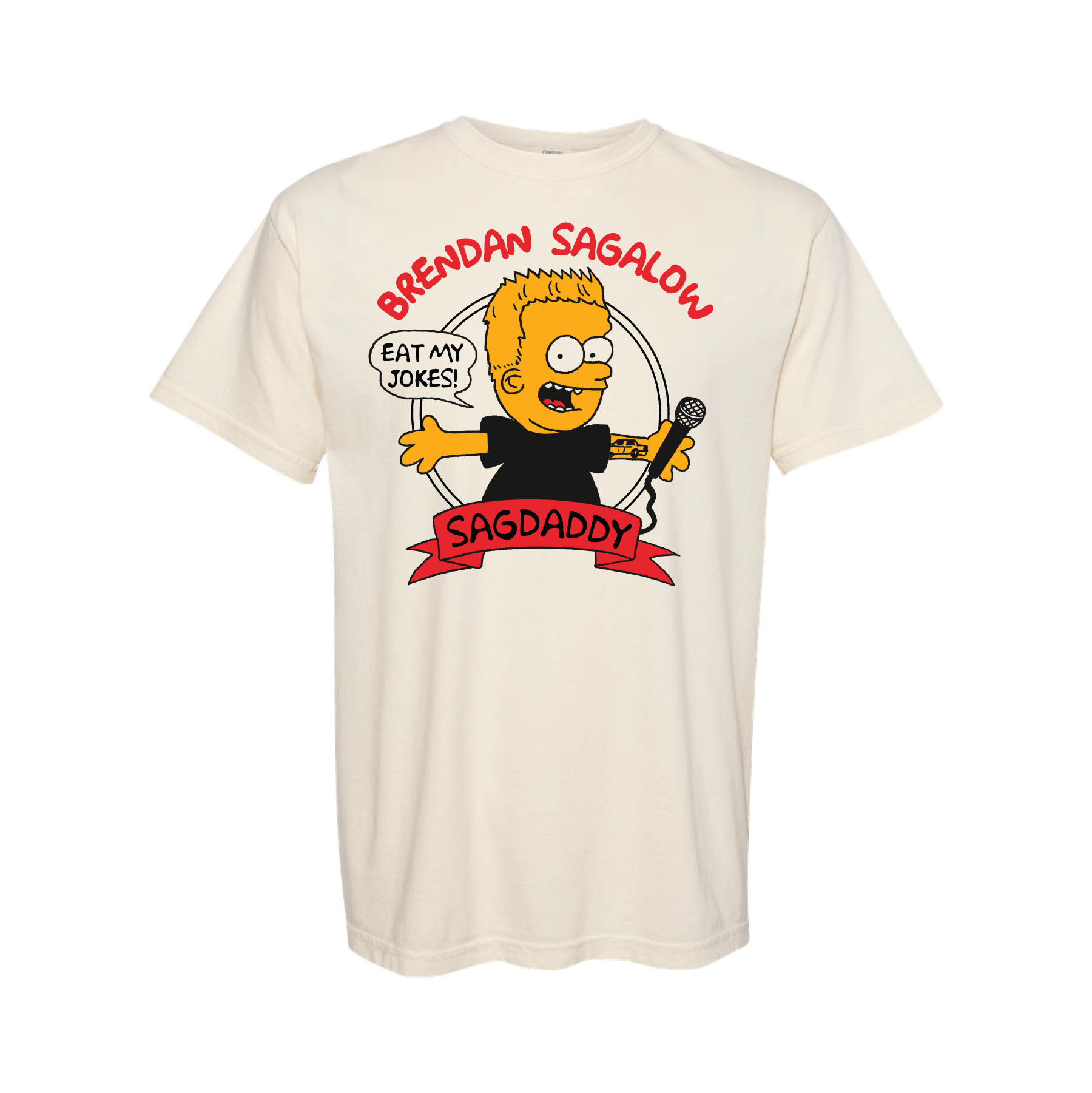 Brendan Sagalow 'Eat My Jokes' T-Shirt