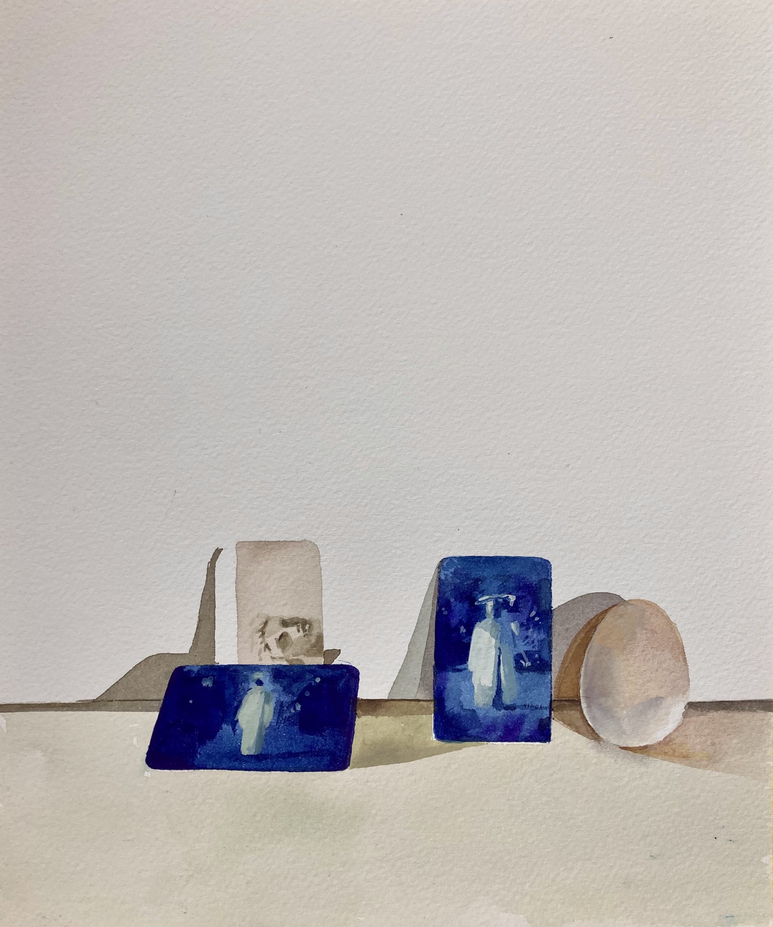 Dead the Long Year (2025) 12 x 9 inches, gouache on paper