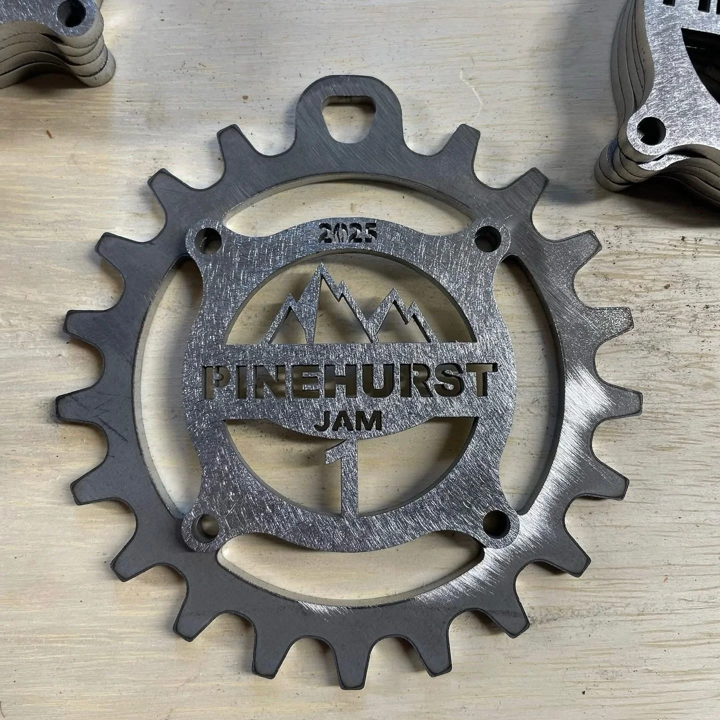Sneak peak of the trophies for the Bike Jam on Oct 11th at @pinehurstproject  We are looking for a few volunteers that would be willing to help with timing and misc items on race day. Send us a message if you want to help on jam day!