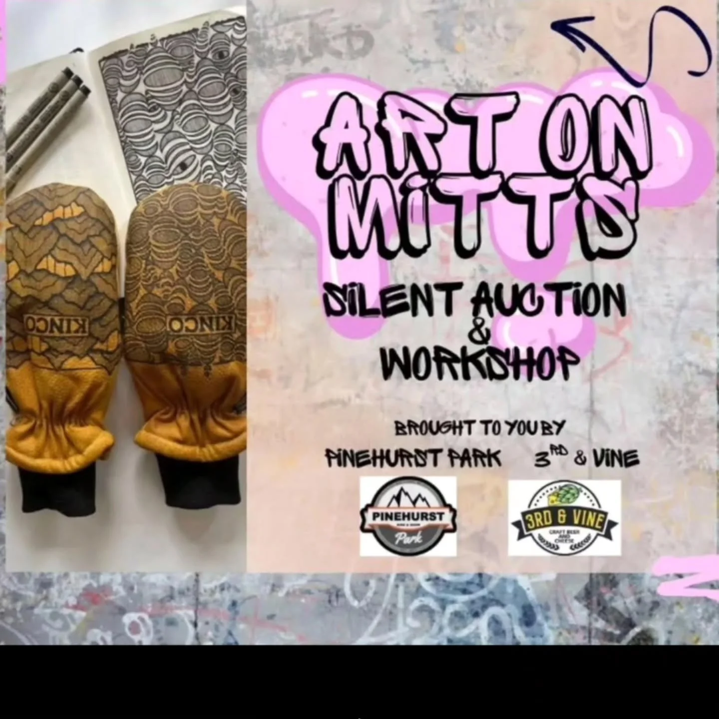 Next week we begin collecting all completed Kinco mitten artwork from our amazing artists! We're getting everything ready for our big end-of-season celebration, and we couldn't be more stoked to showcase the creativity in our community. 

🧤 Mitten d