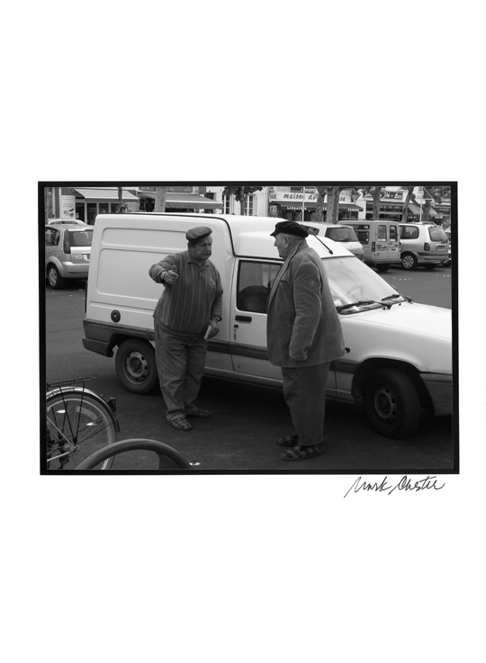 Two Men in Slipper Shoes