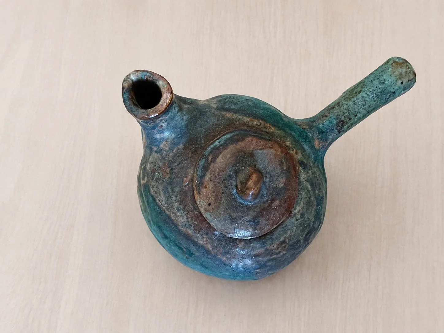 Teal-Turquoise Handmade Ceramic Vessel.jpg