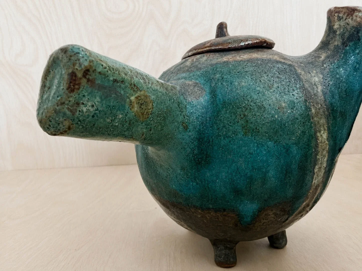 Handmade Teal Glazed Ceramic Vessel(1).jpg