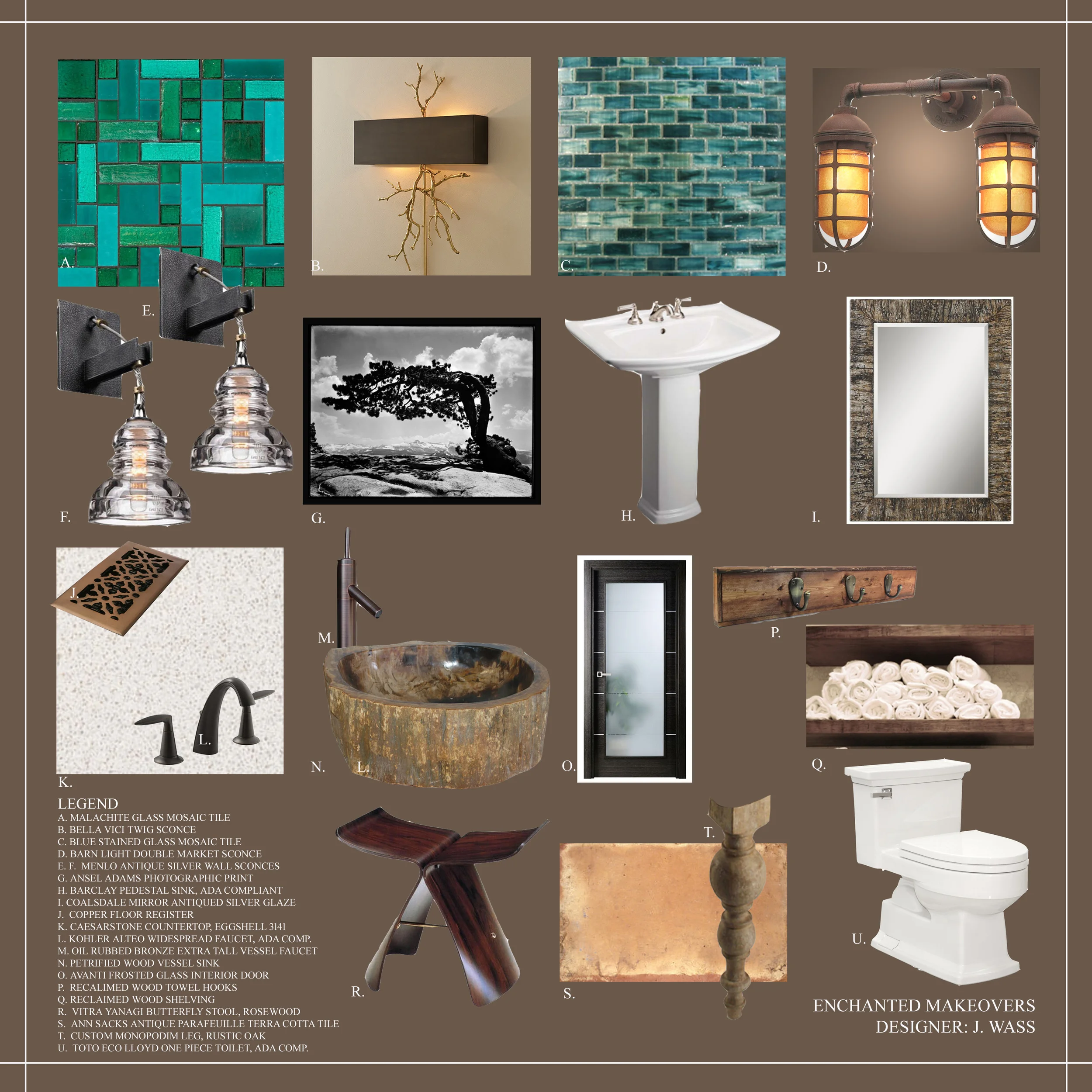 Enchanted Makeovers Concept Board