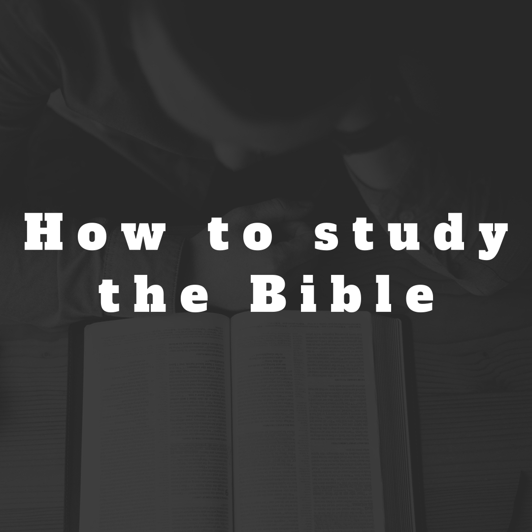 How to Study the Bible