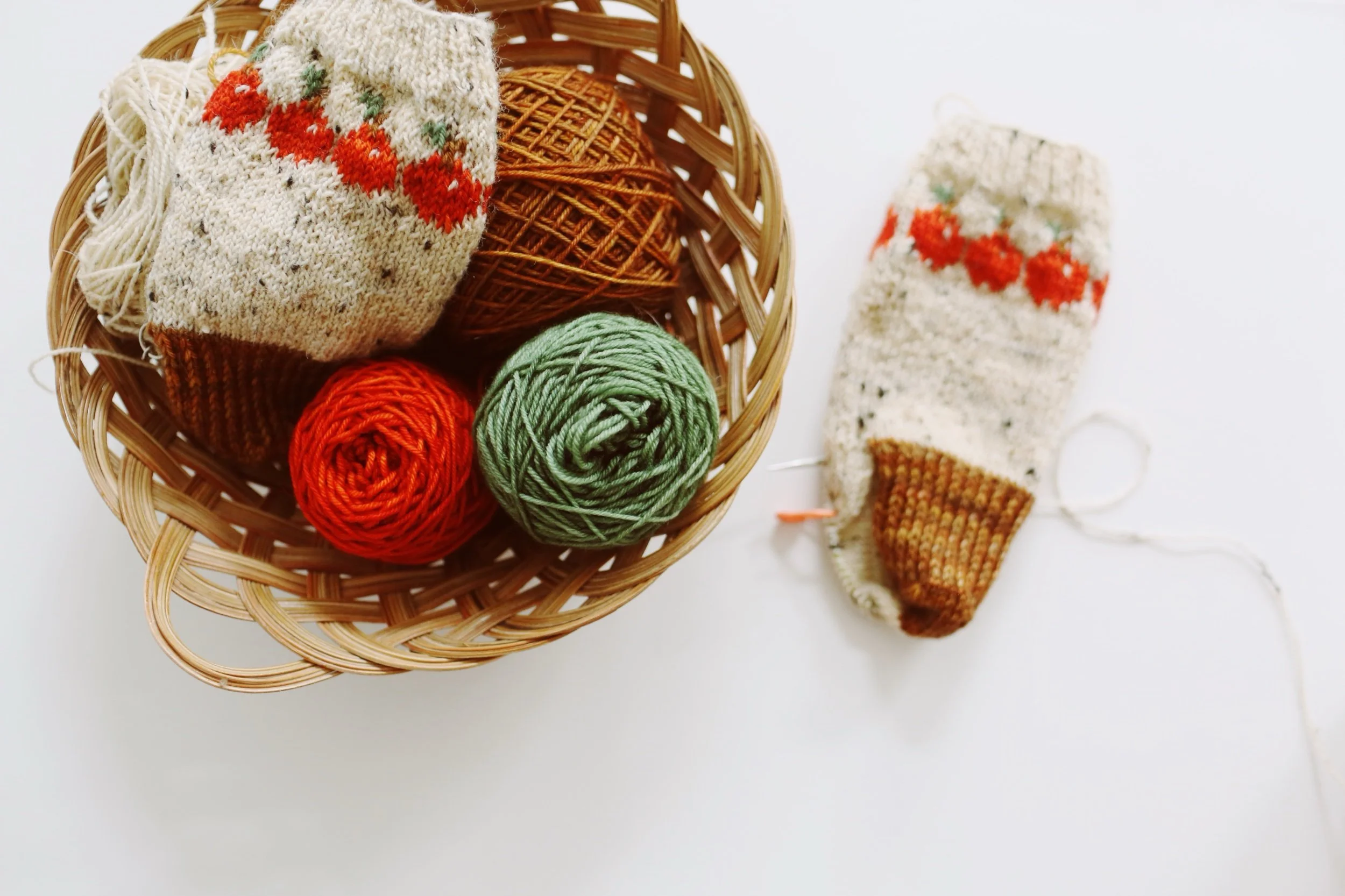 Apple Picking Sock Set
