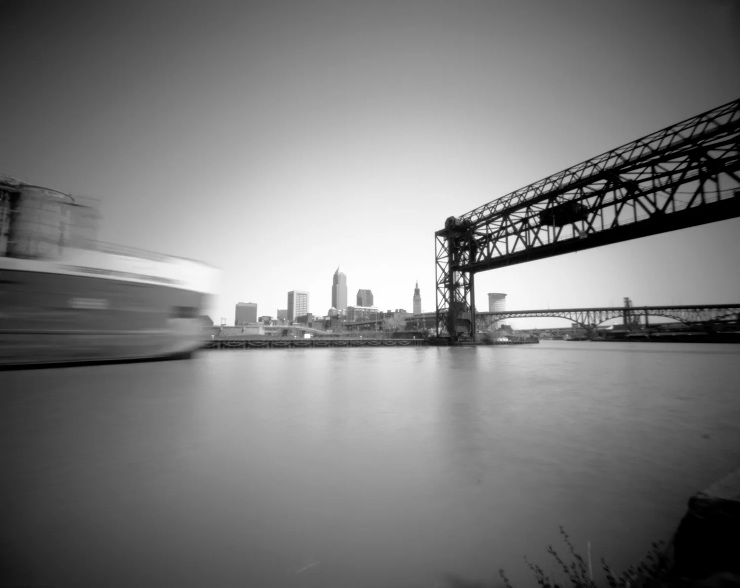 The Robert S. Pierson heads up the Cuyahoga