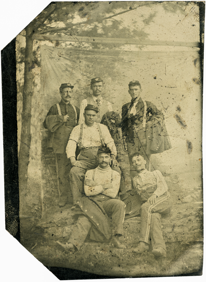 1/6th plate tintype. No ID.