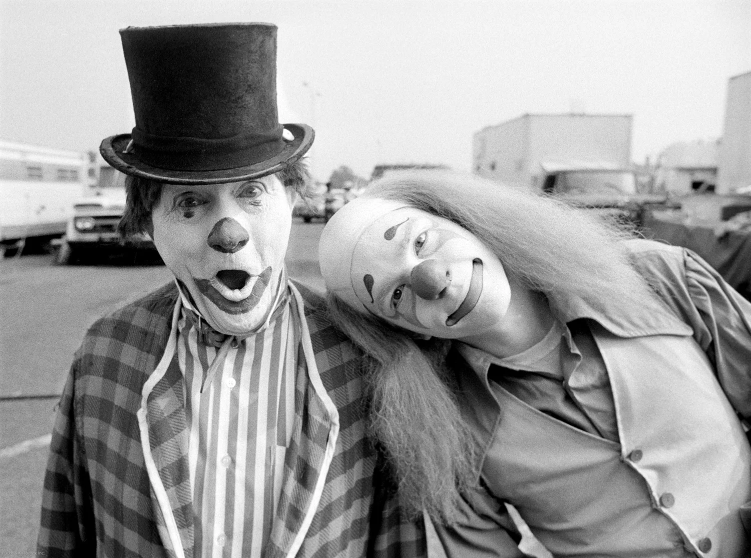 Father and Son clowns Jackson, MS 1976