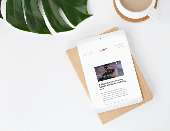 Resilient Recovery Website Design