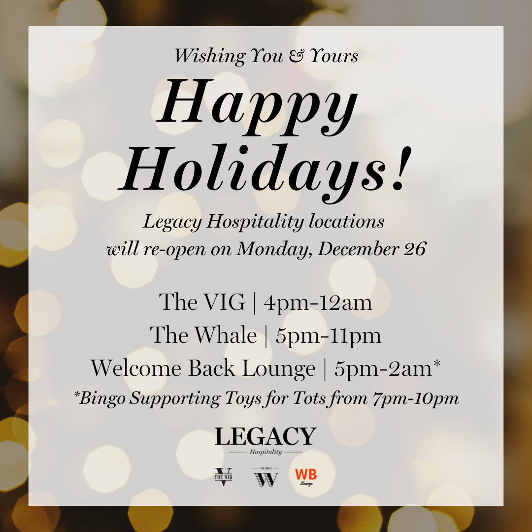 After The Holiday Weekend — The VIG Chicago - Old Town