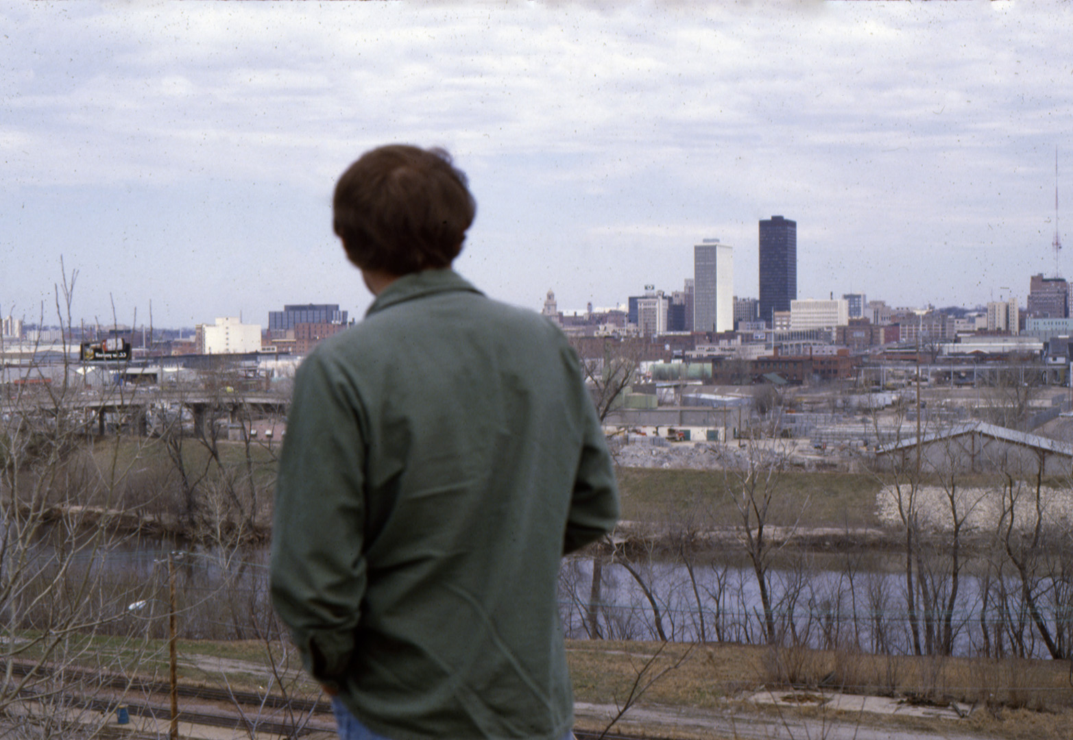  Bill over looking Des Moines, Iowa 