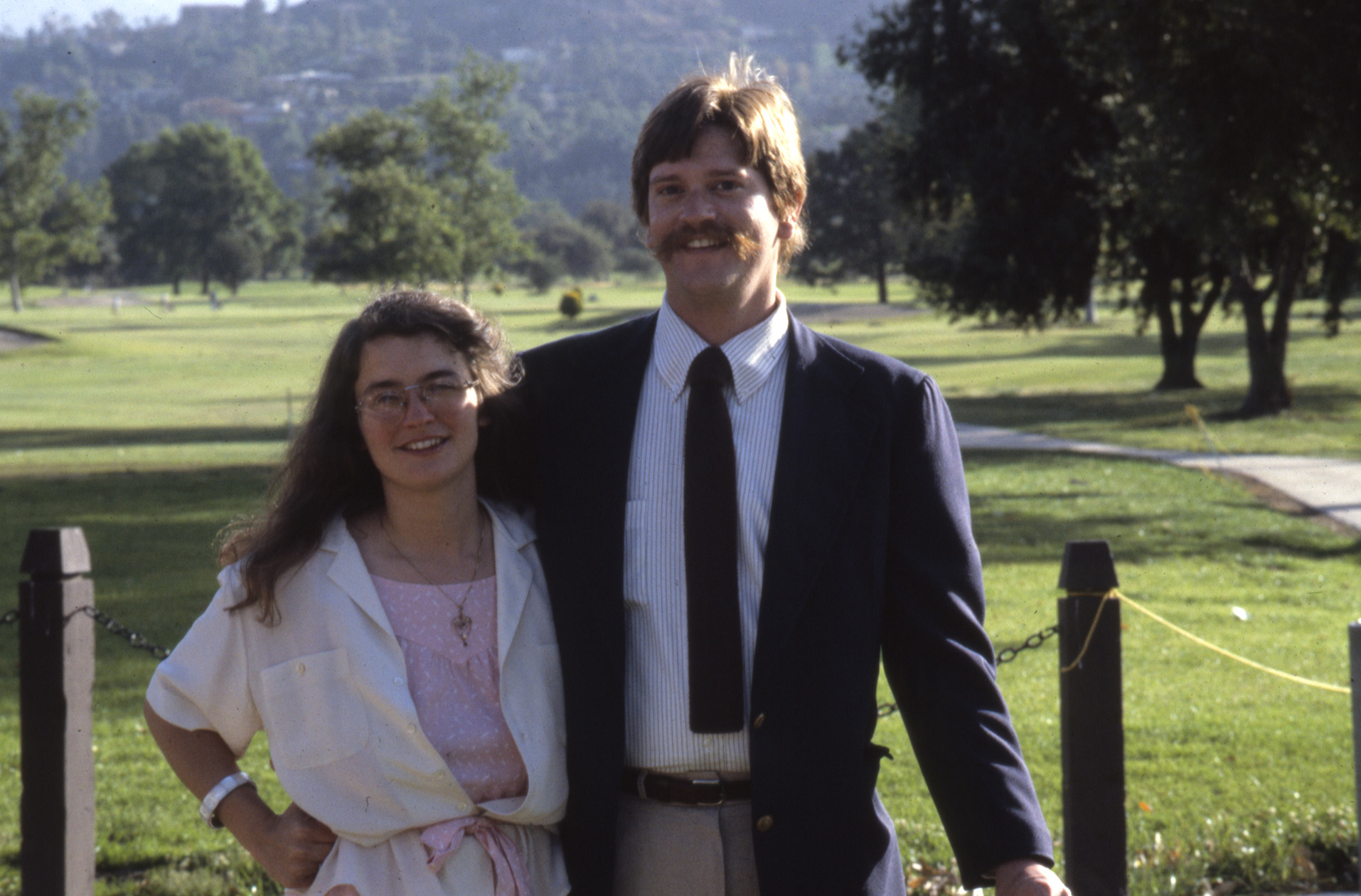  My mother with the boyfriend she had right before my father 