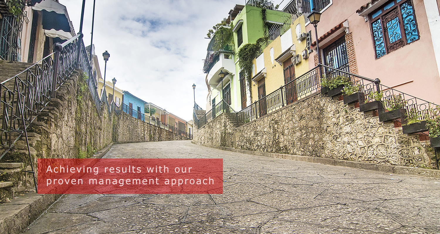 Achieving results with our proven management approach