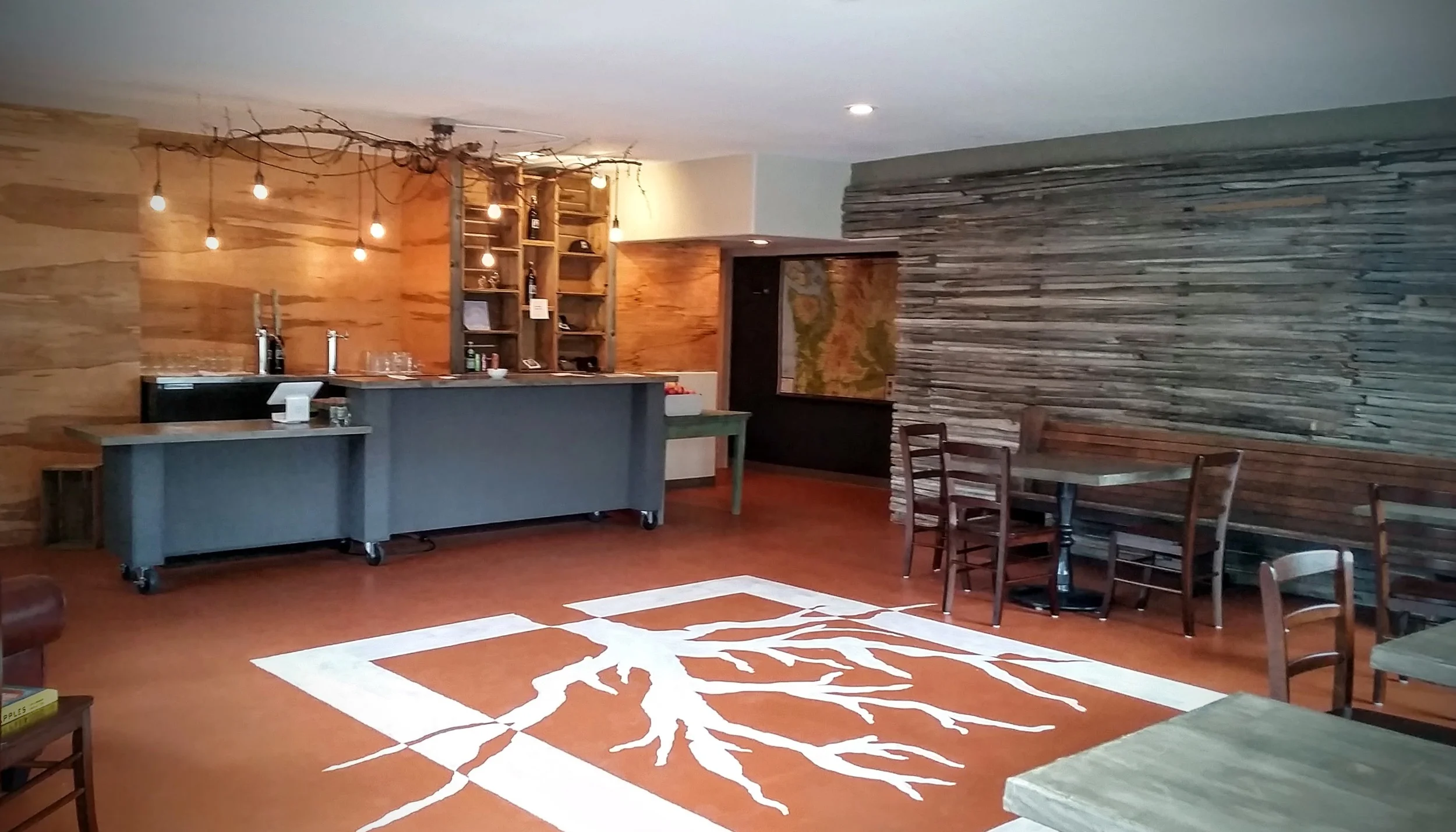 taproom on opening day