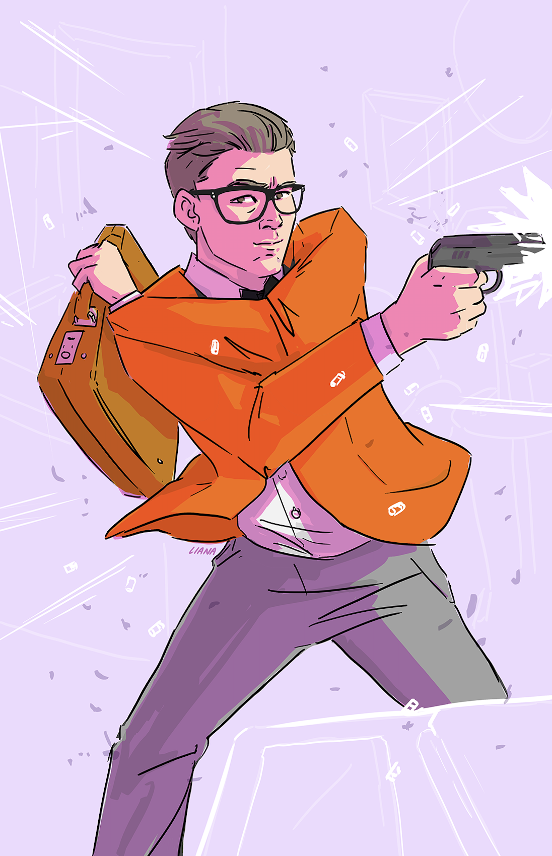 Eggsy Kingsman Illustration