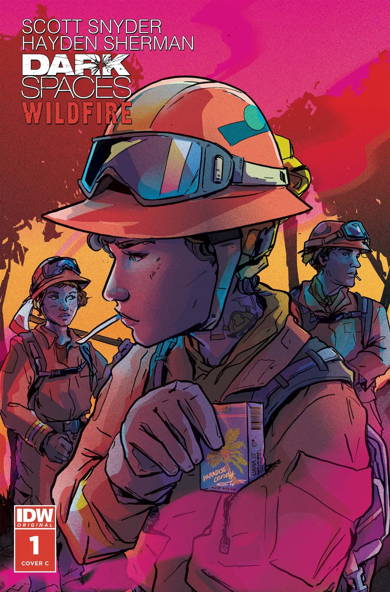 DARK SPACES Variant for issue 1 by Scott Snyder and Hayden Sherman