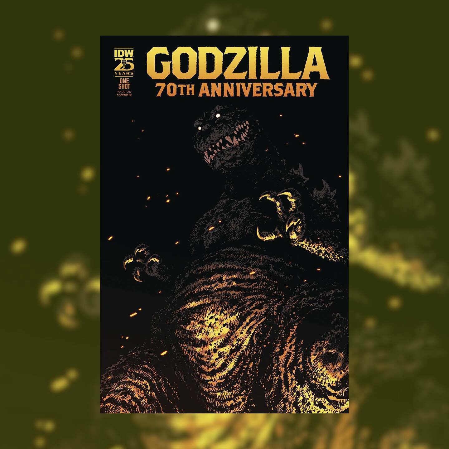 Excited to officially announce my debut working on @godzilla_toho for the 70th anniversary @idwpublishing one shot, with @shark_fight and Brittany Peer! Thank you @jake_bwilliams and @davidmariotte for bringing me aboard to work on such an iconic pro