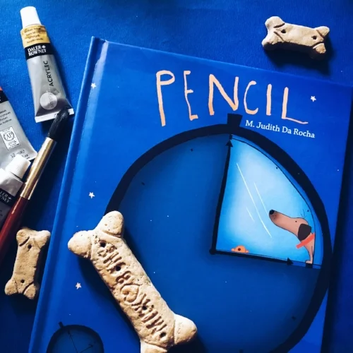 PENCIL A little puppy named Pencil wanted a family. But as he patiently waited, he was looked over time and time again. Determined to have his family, he took matters into his own paws. Will his efforts work? Will he find a home? Did you get your book yet?