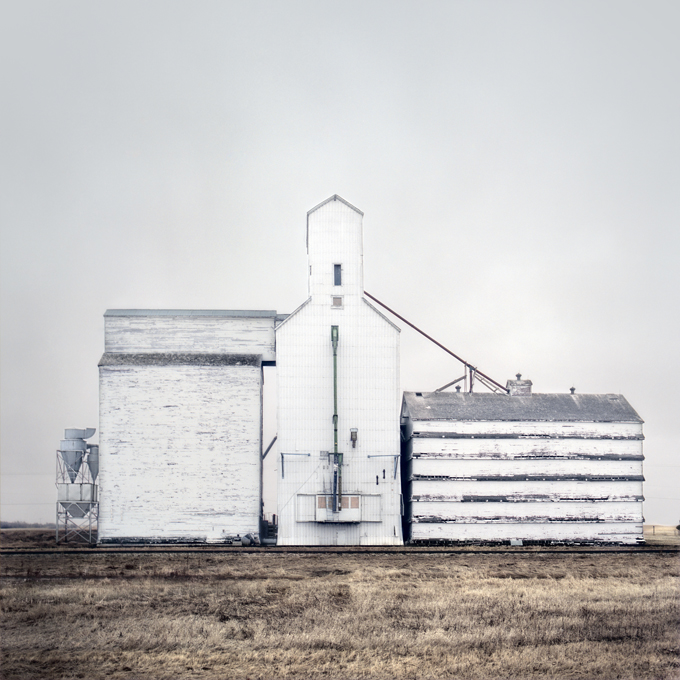   Grain Elevator No. 5    10”x10” on 13”x19” archival paper     15”x15” on 17”x22” archival paper    Editions of 2   