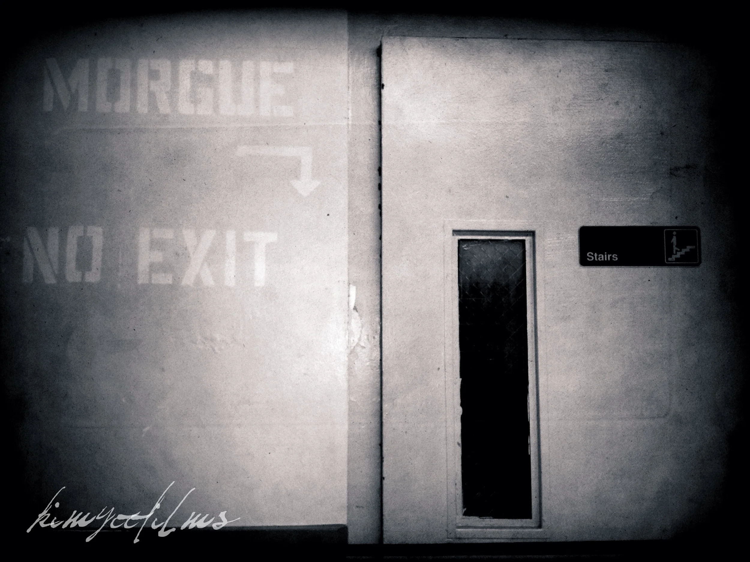 Door to the morgue.