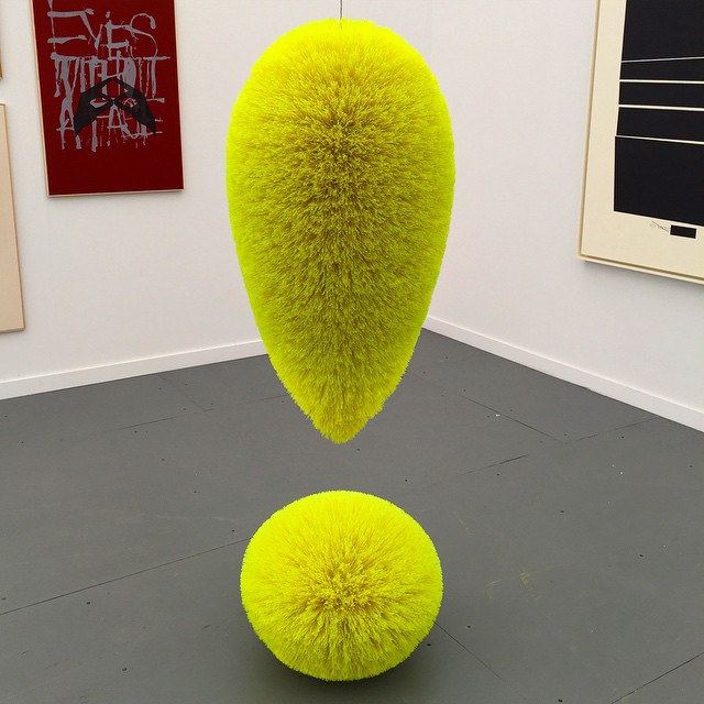 Exclamation Point (Chartreuse) by Richard Artschwager via Flickr