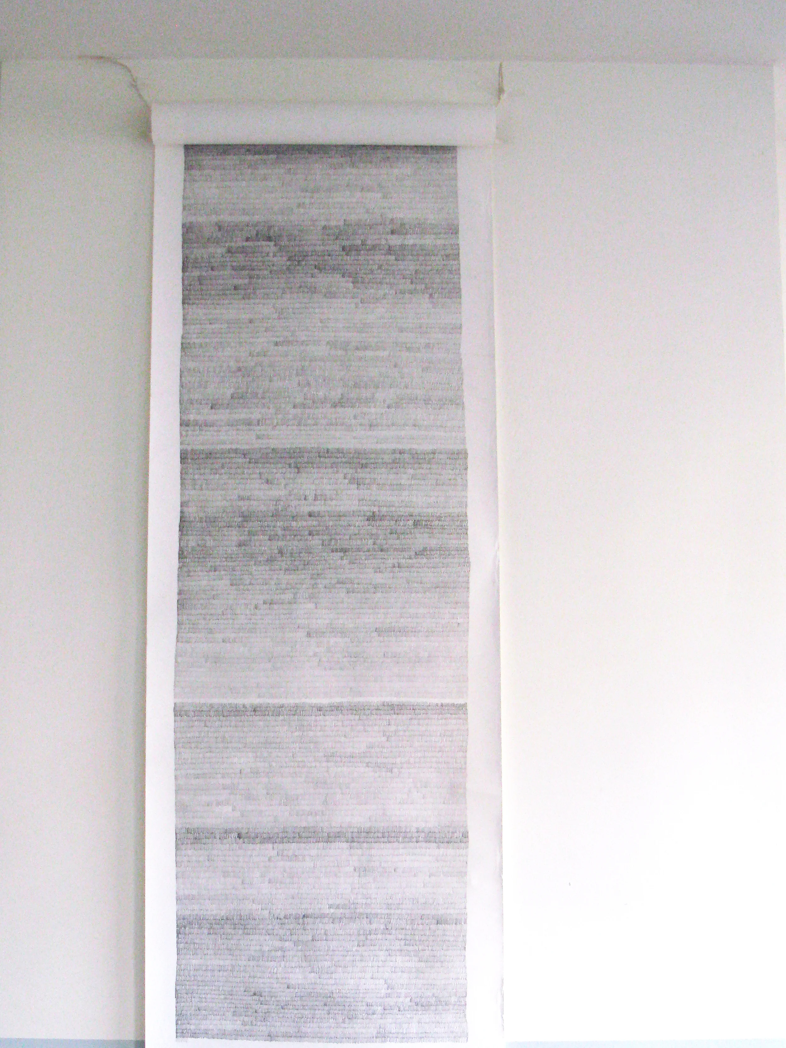 Journal , 2006 - present rag paper, pencil 24” x ∞ 