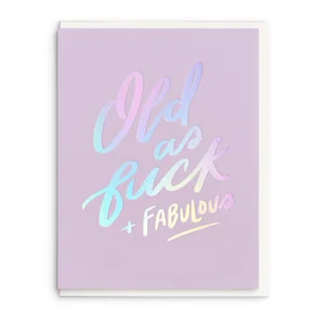 Old AF Letterpress Card Dahlia Press Stationery Cards and Desk Accessories Old AF Letterpress Card Dahlia Press Stationery Cards and Desk Accessories