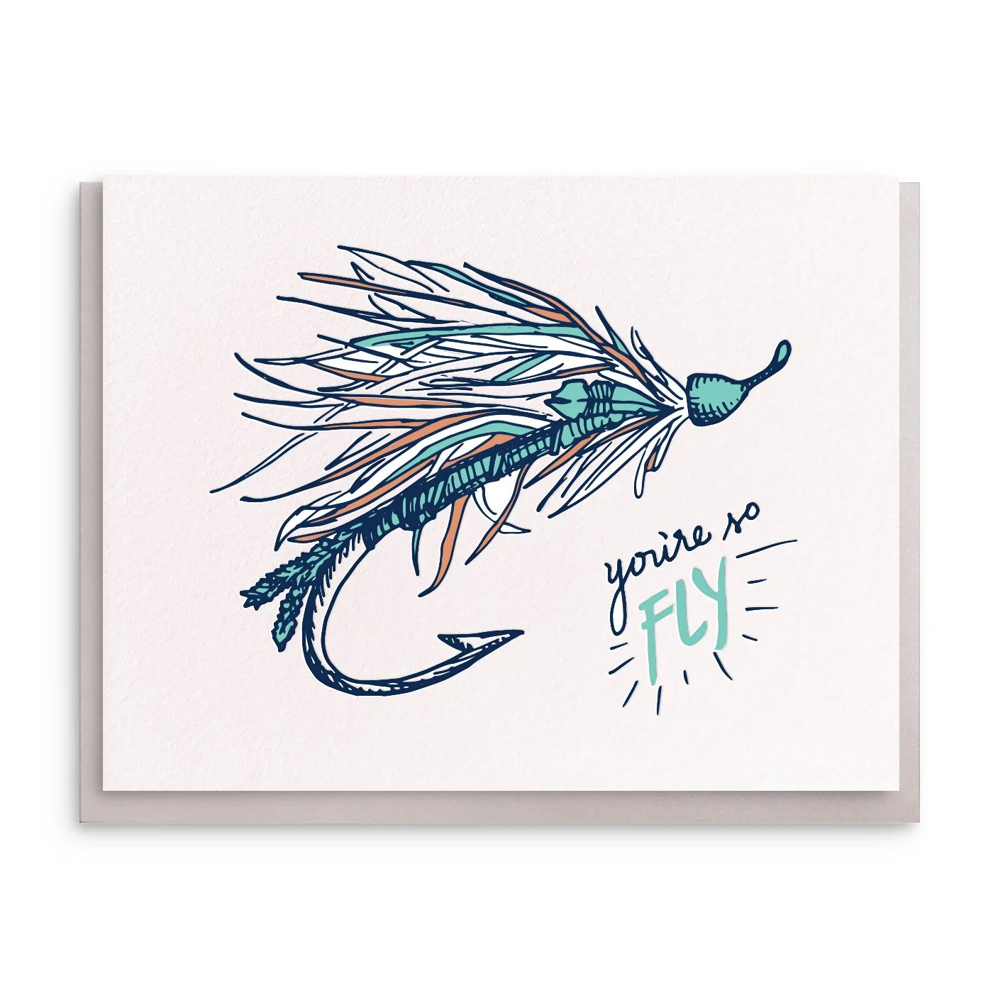 You're So Fly - Letterpress Father's Day Card