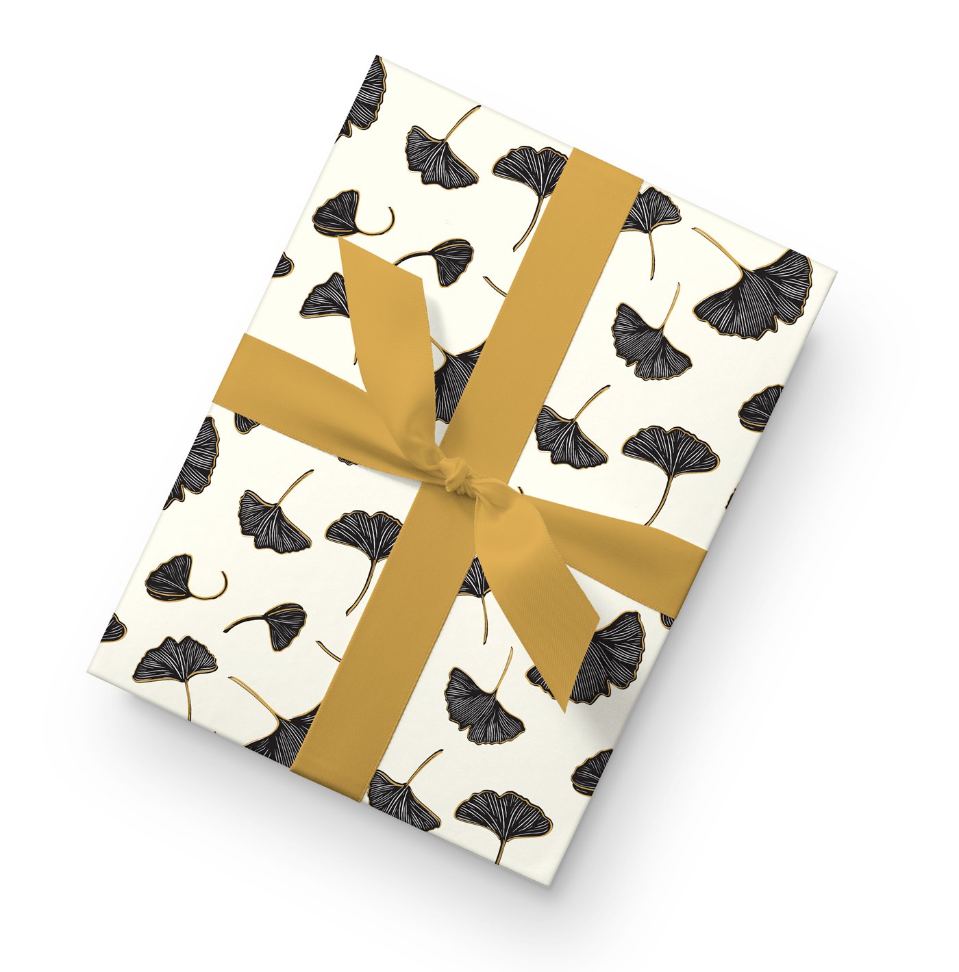 Gingko Gift Wrap — Dahlia Press