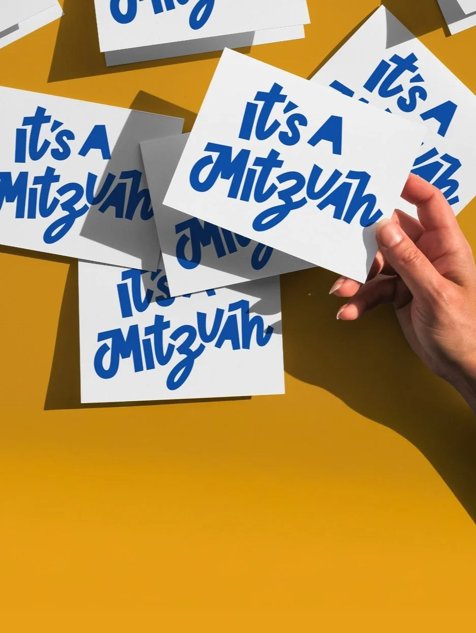 Time to celebrate! Shop our Mitzvah card online or in store.