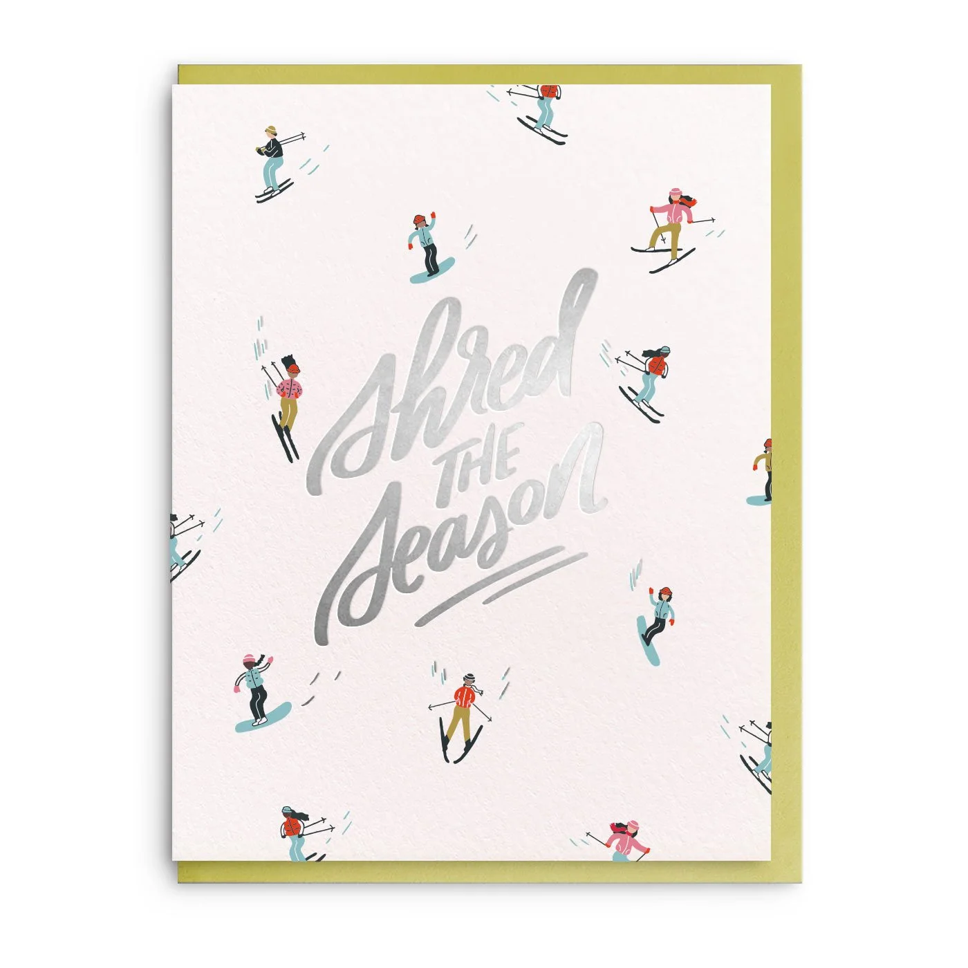 Shred - Foil Christmas Card