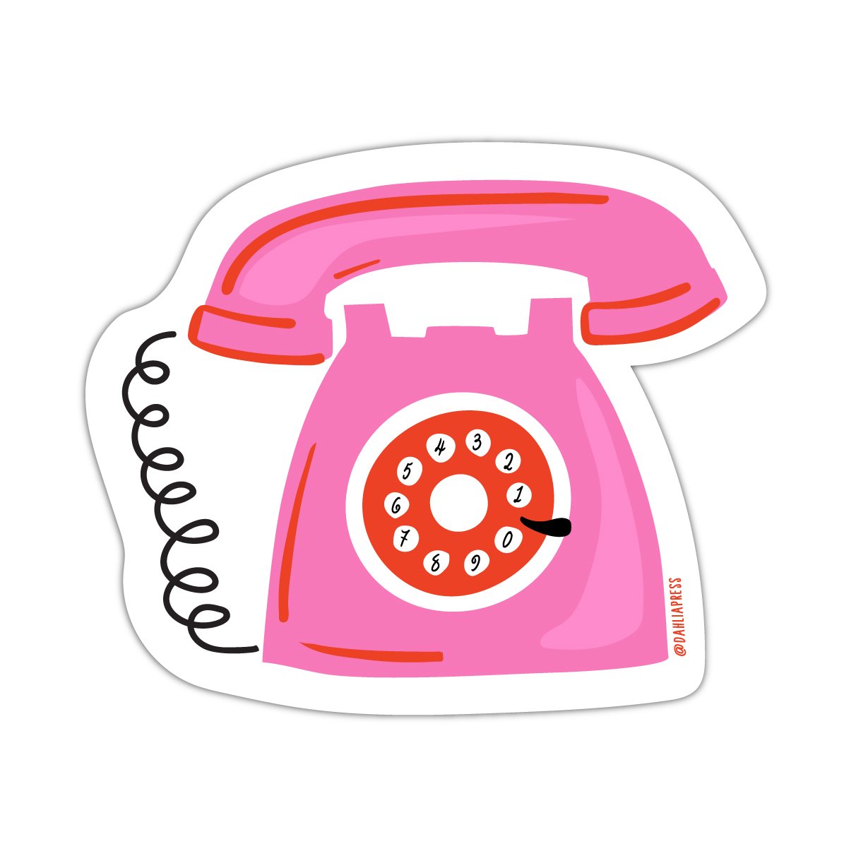 Phone - Vinyl Die Cut Sticker