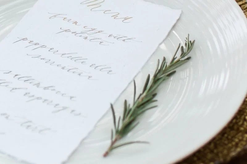 Nature Inspired Boho Napkin Detail