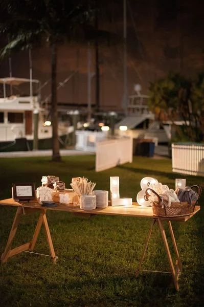 Rustic Wedding with Farmhouse Tables in South Florida