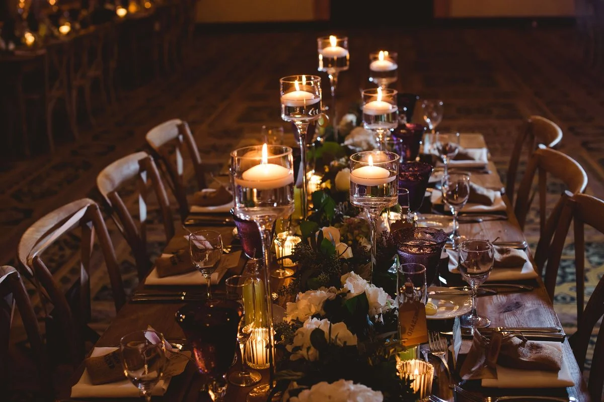 Table Garland at The Biltmore Miami Wedding