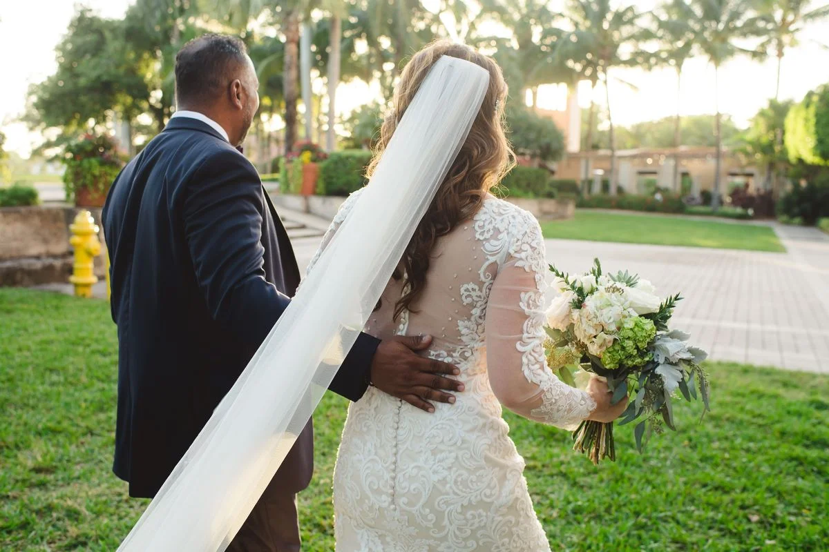 The Biltmore Bride with Bouquet Flowers