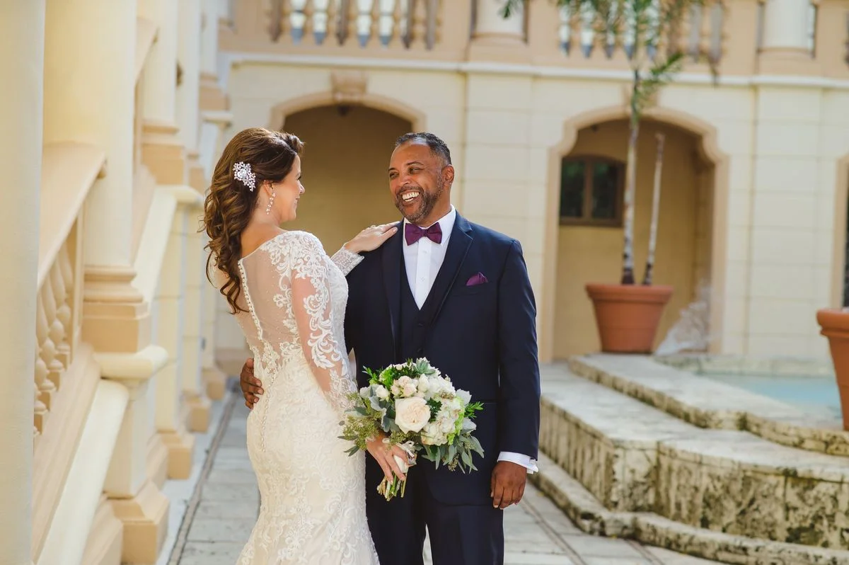 The Biltmore Bride with Bouquet Flowers