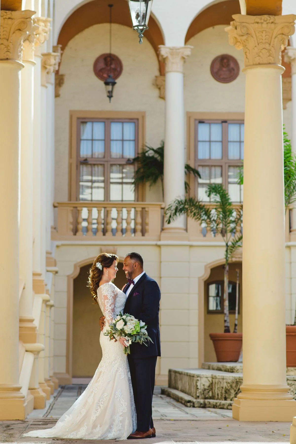 The Biltmore Bride with Bouquet Flowers