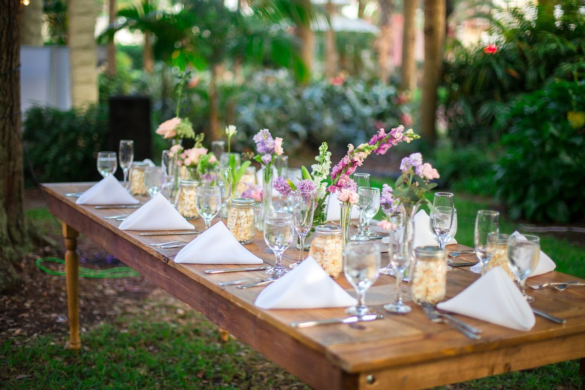 Garden Wedding Bud Vases
