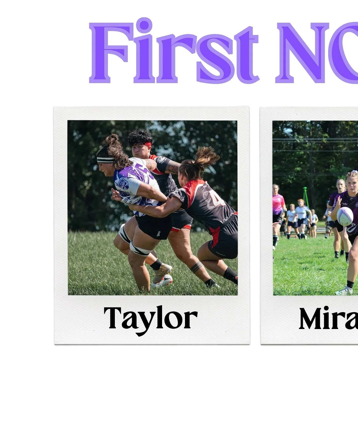 Midweek shoutouts from our D1 + D2 games this past weekend! 👏🏽😈🤩

First time NOVA try scorers:
Taylor- prop/lock
Miranda- fullback
Mel- prop

D2 FOTM: Phil-lock
D2 BOTM: Abby-wing
D2 FinisherOTM: Bruce-flanker
Norfolk&rsquo;s MVP: Alex

D1 FOTM: 
