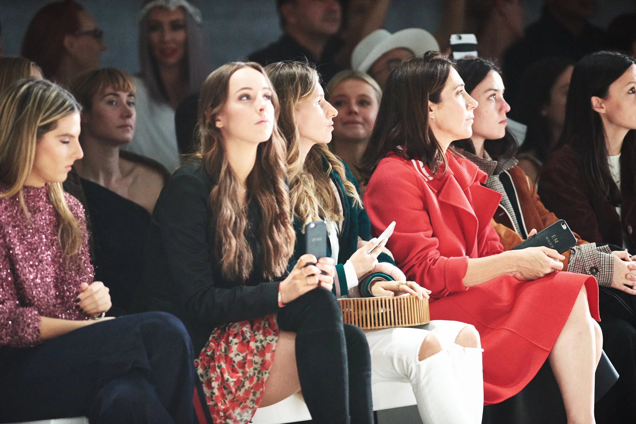 Front Row; Editor-in-chief of Vogue Australia, Edwina McCann