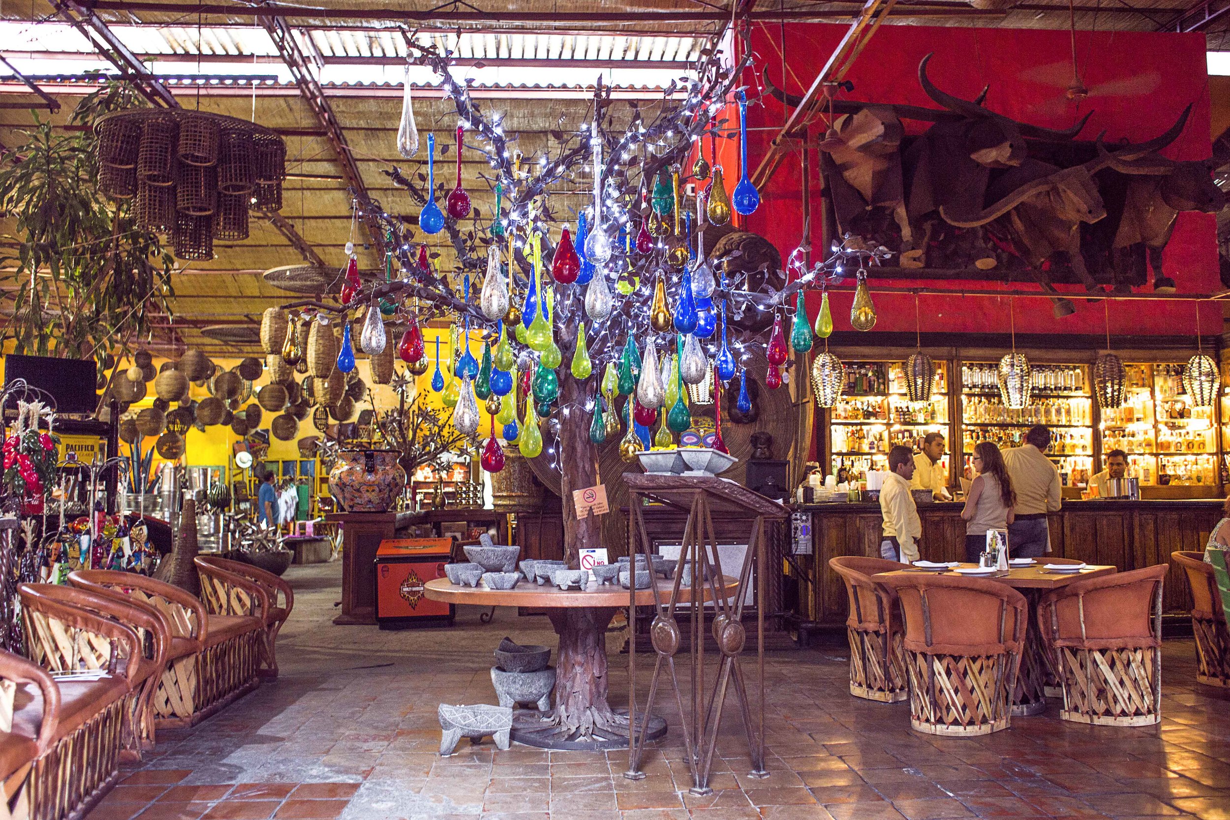 Day 68 - Tlaquepaque, Jalisco, Mexico Next to Guadalajara is Tlaquepaque known for its art, pottery and glass. Adorable stores are everywhere so shoppers beware, you will leave needing a second suitcase to take back home. 