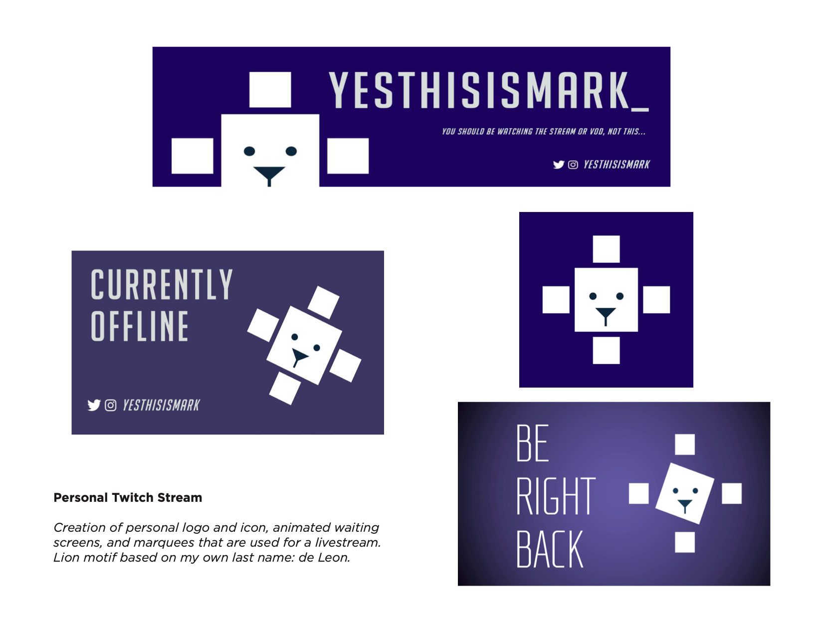 Copy of Design Work: Personal Twitch Stream