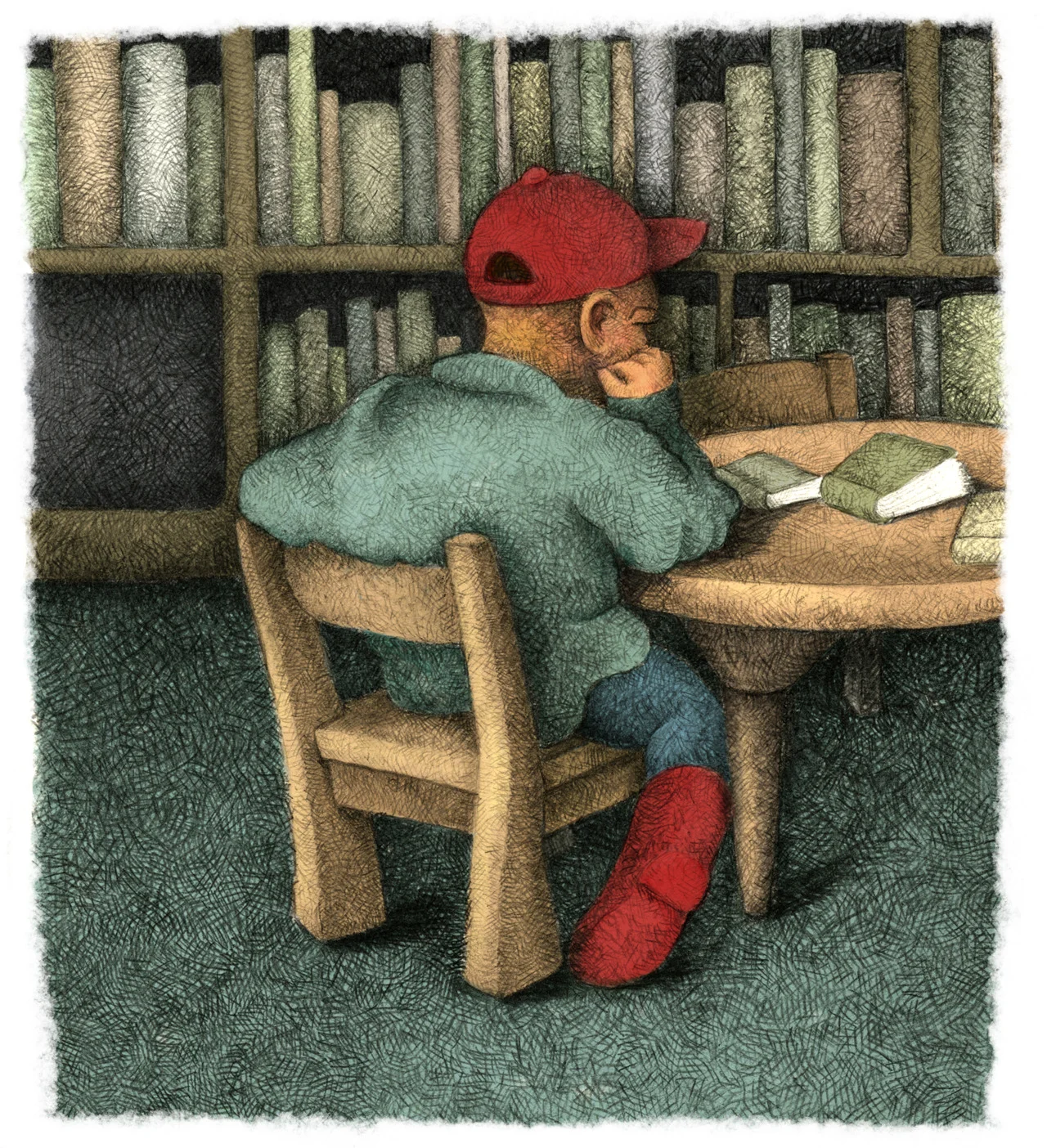 From Life Drawing
Copyright B.Meier
-from powell’s book store in the children’s department!