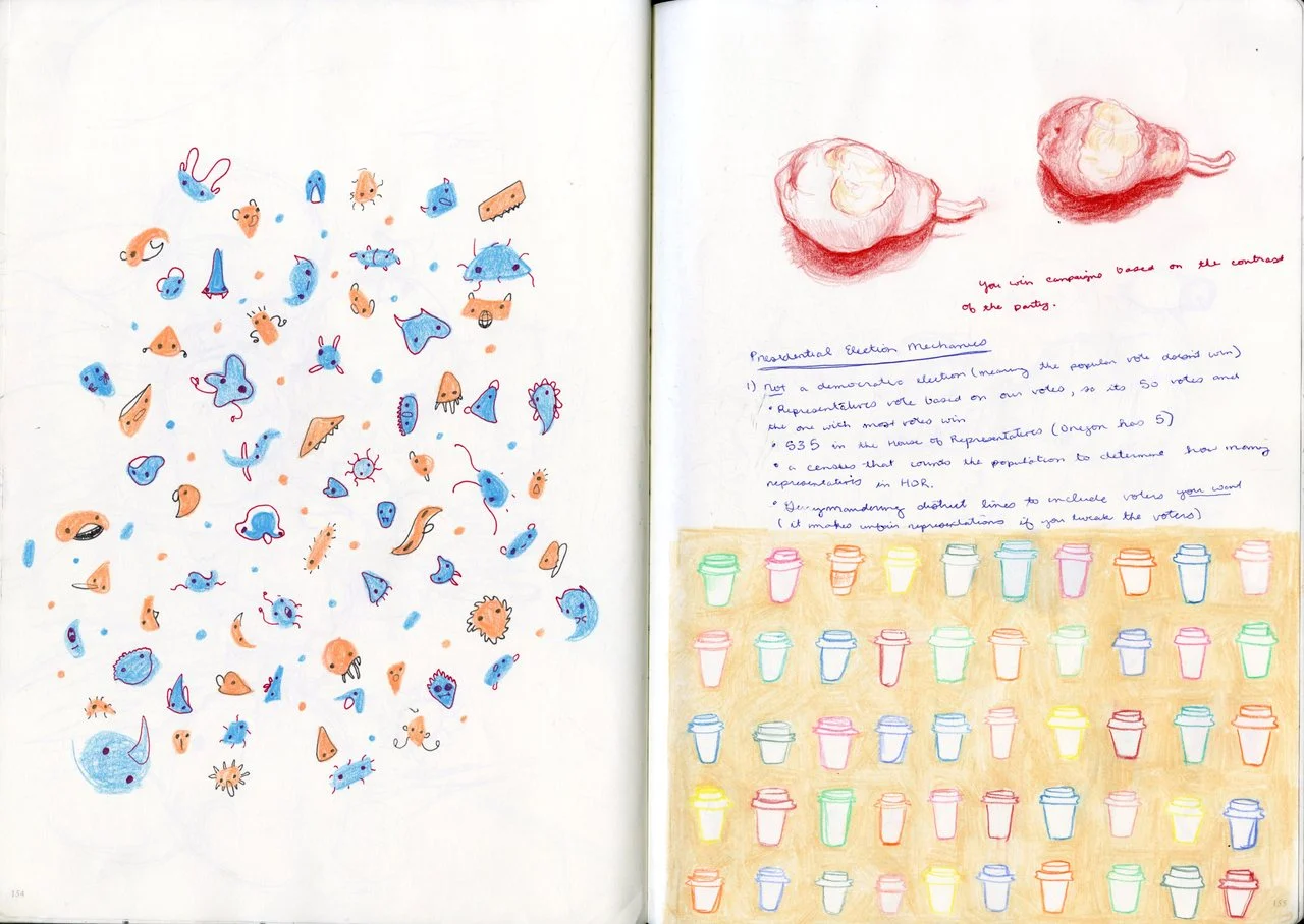 I wanted coffee all morning…and shapes are fun too!