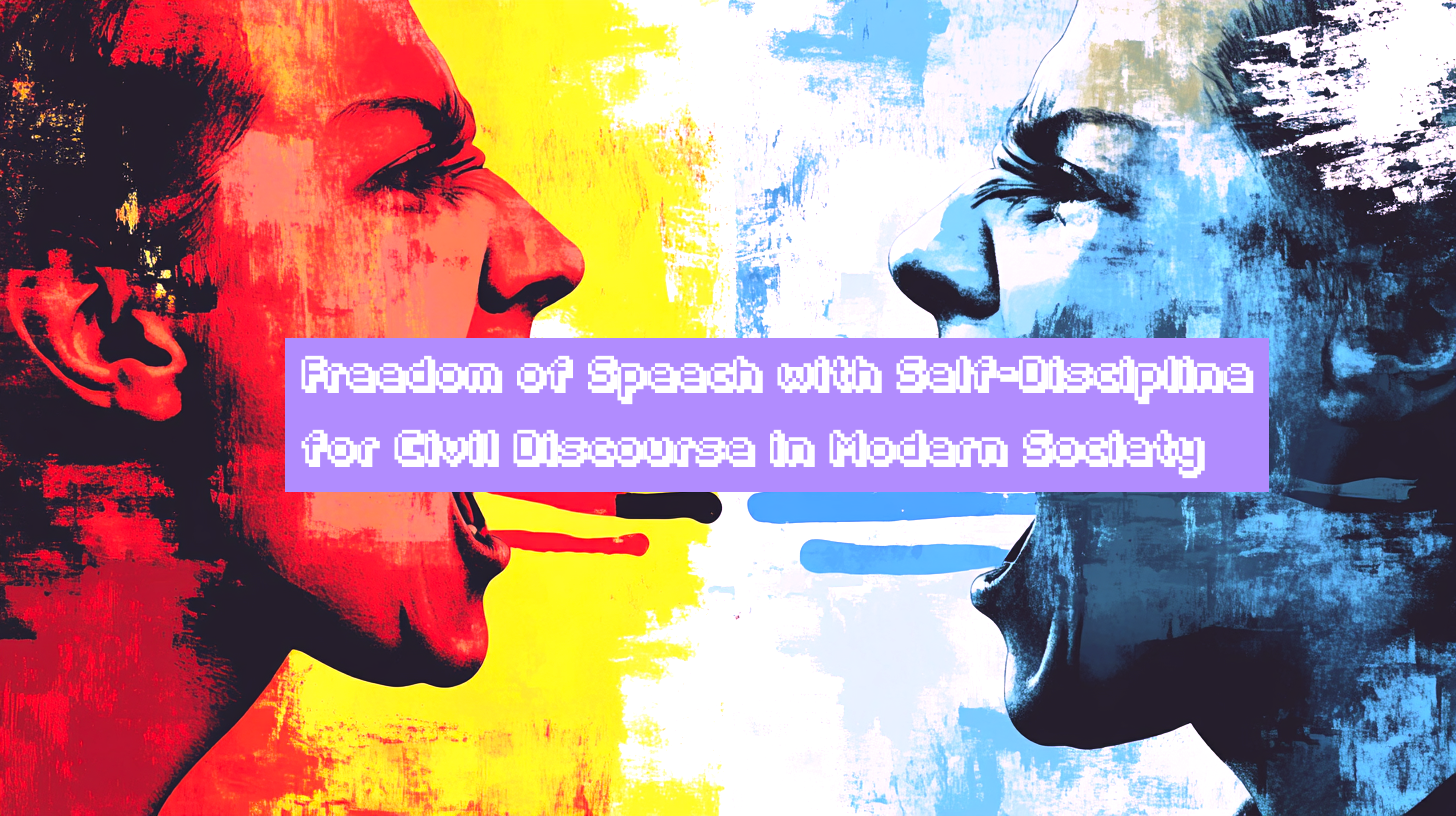Balancing Freedom of Speech with Self-Discipline for Civil Discourse in Modern Society
