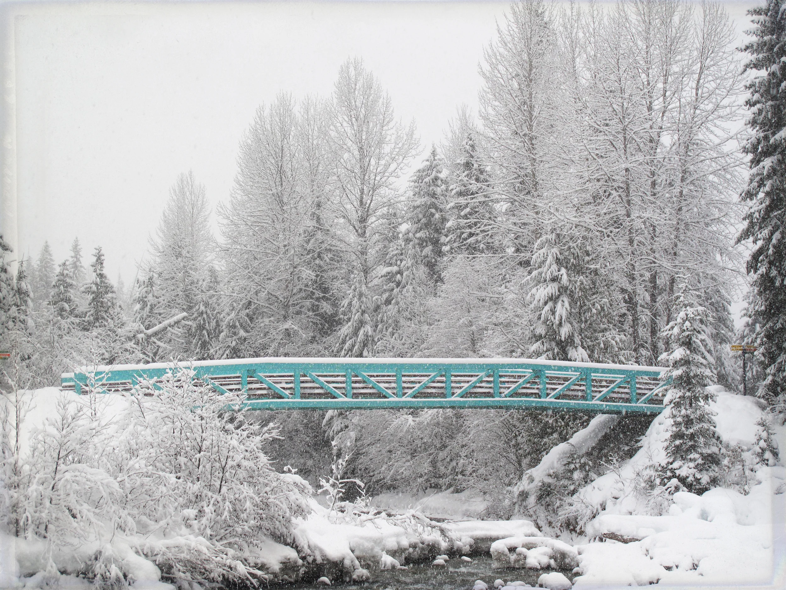 Blue Bridge Whistler, Canada, Travel Photography by Galia Alena